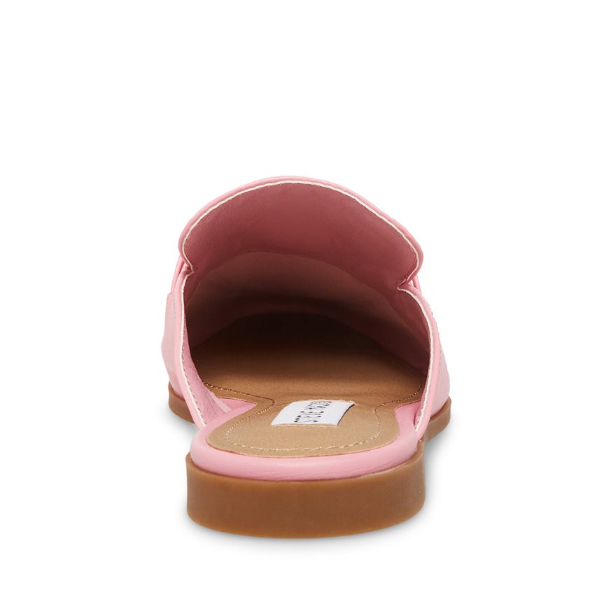 Pink Steve Madden Cayler Leather Women's Mules | PH 3150XPL